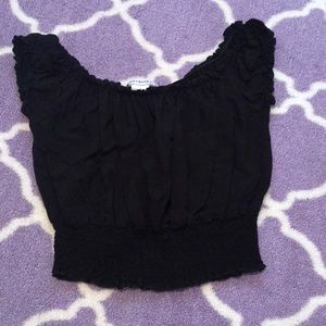 Black Crop Top